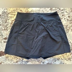 Mono B Black Active Skort with Wide Waistband